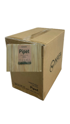 Buğday Sapından Ekolojik Pipet 15cm - 5000 Adet (Koli) - 1