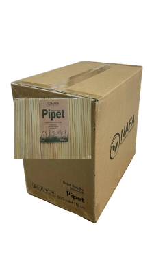 Buğday Sapından Ekolojik Pipet 15cm - 5000 Adet (Koli) - 1