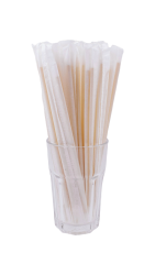 Buğday Sapından Ekolojik Pipet 20cm - 100 Adet - Tekli Paketli (Koli) - 3