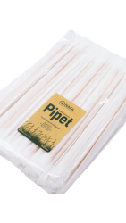 Buğday Sapından Ekolojik Pipet 20cm - 100 Adet - Tekli Paketli (Koli) - 2